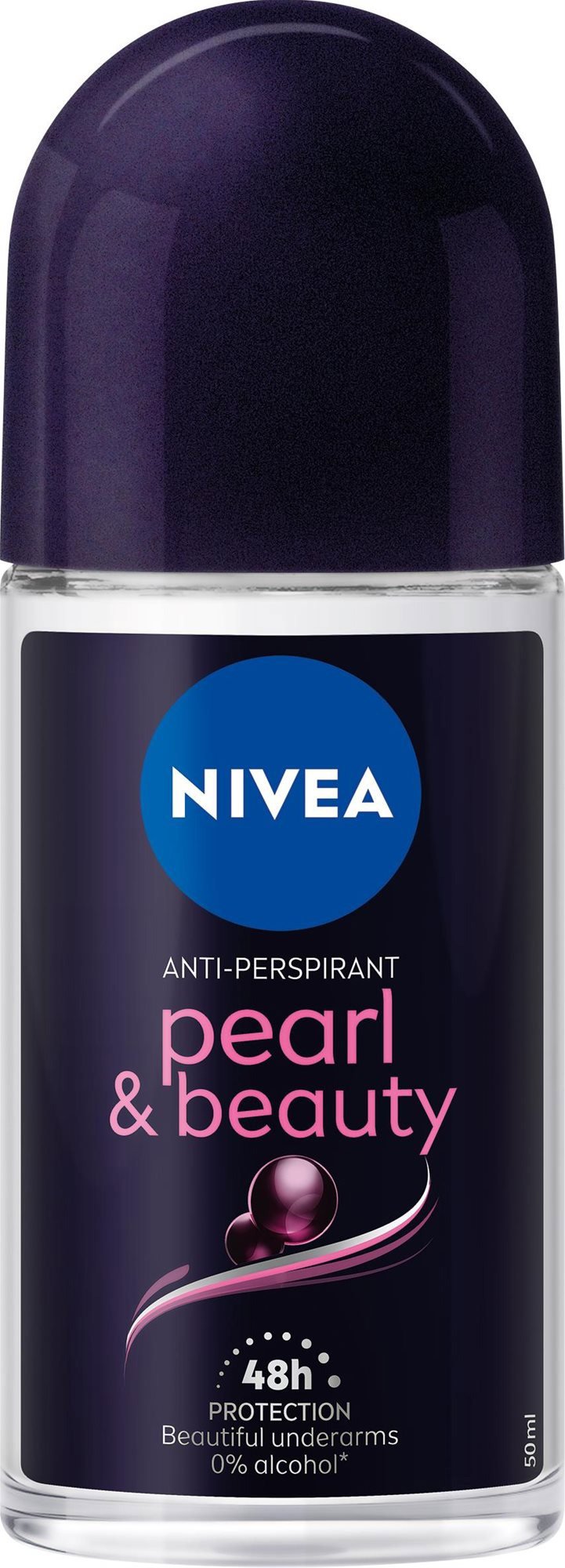 Antiperspirant NIVEA Pearl & Beauty Black Roll-on antiperspirant 50 ml