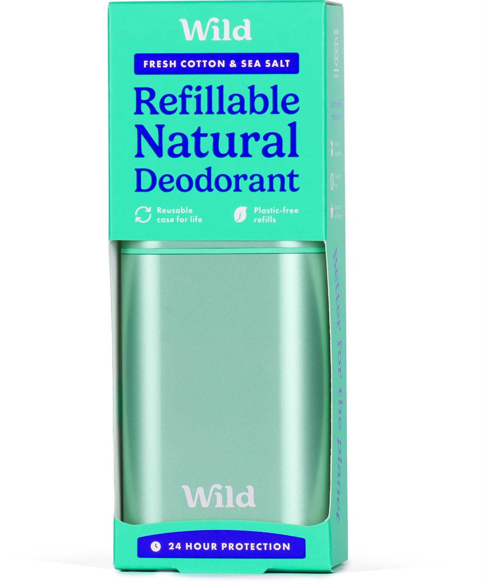 Deodorant WILD Starter Aqua Fresh Cotton & Sea salt 40 g