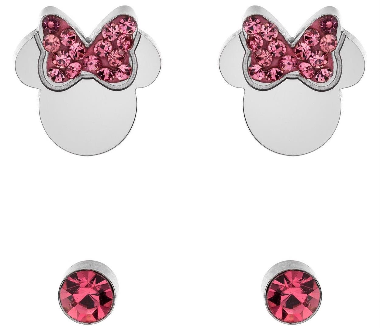 Dárková sada šperků DISNEY Minnie Mouse set náušnic ocelový S600149RPL-B.CS