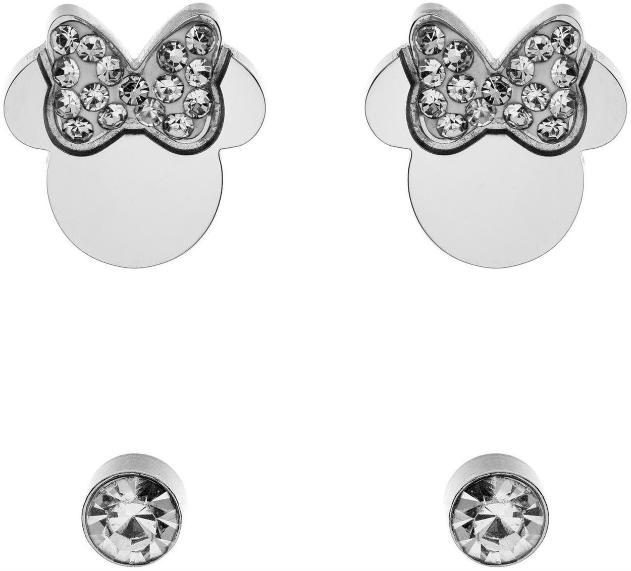 Dárková sada šperků DISNEY Minnie Mouse set náušnic ocelový S600149RWL-B.CS