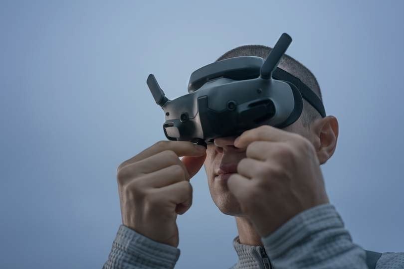 VR brýle DJI Goggles 3 s OLED displejem