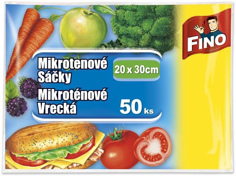Mikrotenové sáčky FINO Mikrotenové sáčky 20× 30 cm (50 ks), 7 mic