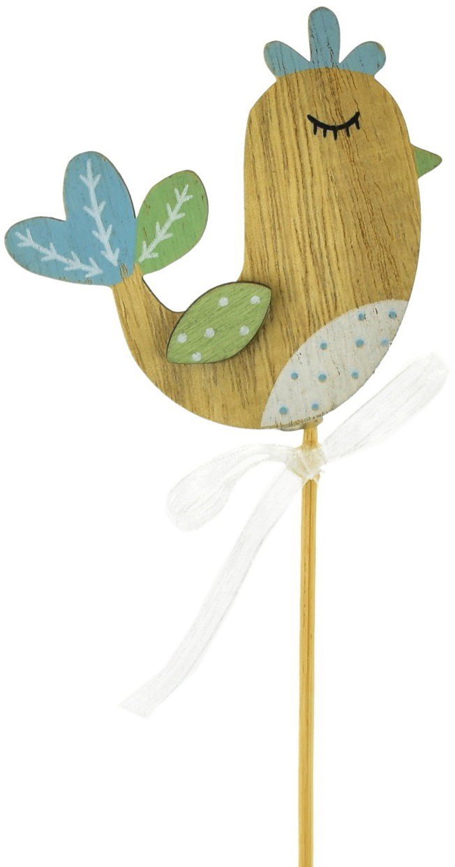 Easter decoration DOMMIO Wooden bird, blue