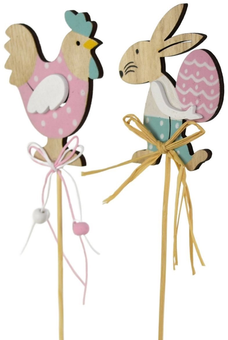 Easter decoration DOMMIO Bunny and hen set 2 pcs