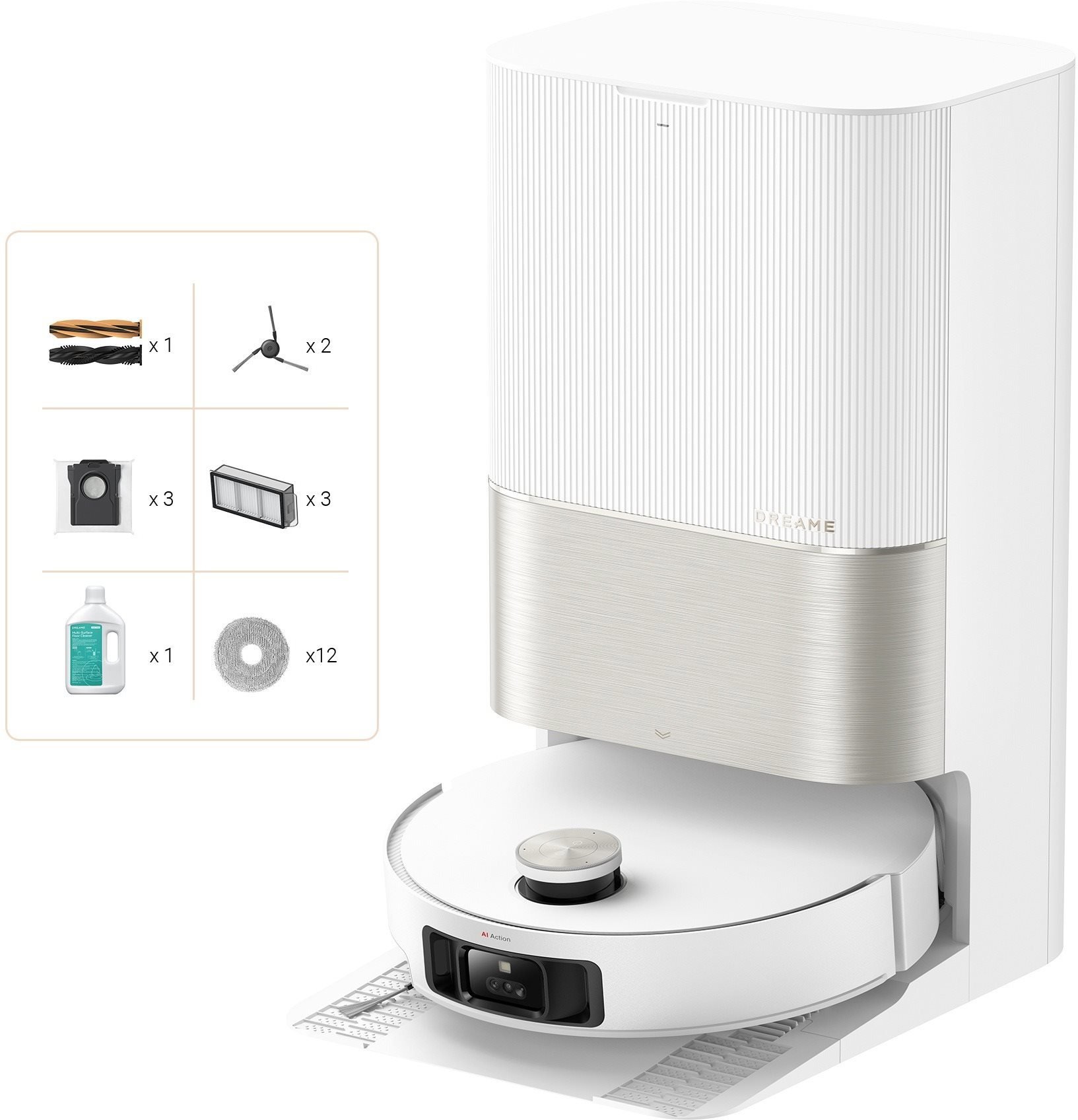 Robotický vysavač Dreame X50 Ultra Complete White