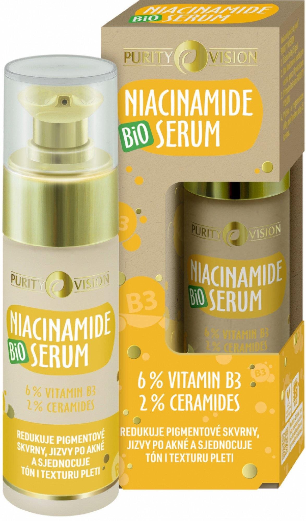 Pleťové sérum PURITY VISION Bio Niacinamide serum