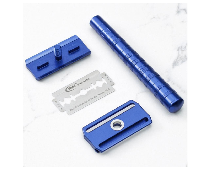Henson Shaving AL13 Aluminium Blue Mild razor