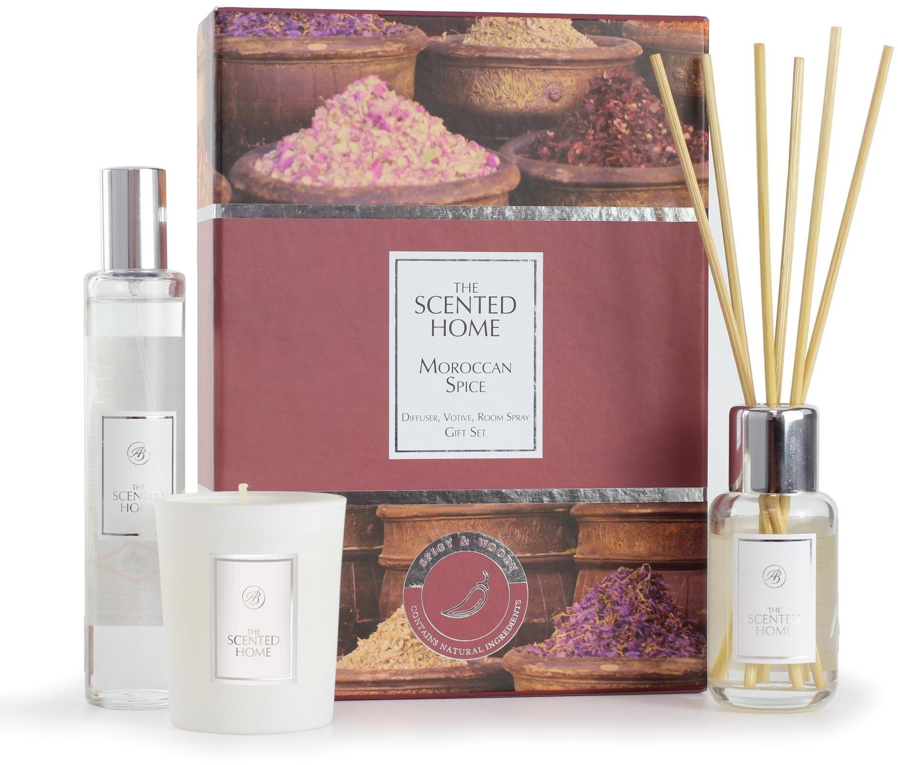 Ashleigh & Burwood Moroccan Spice Diffuser 50 ml, candle 70 g and home spray 50 ml