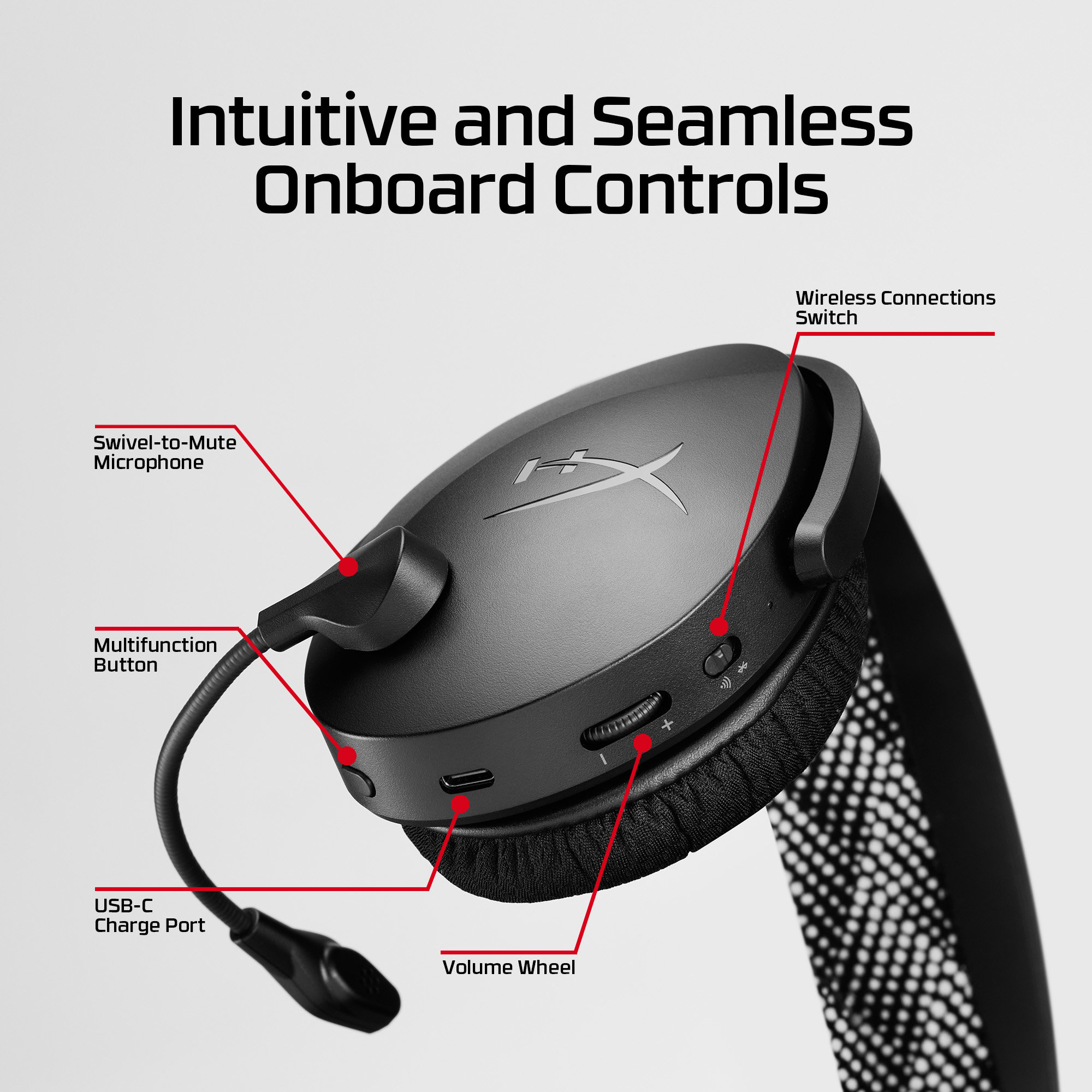 Herní sluchátka HyperX Cloud Jet Dual, Black
