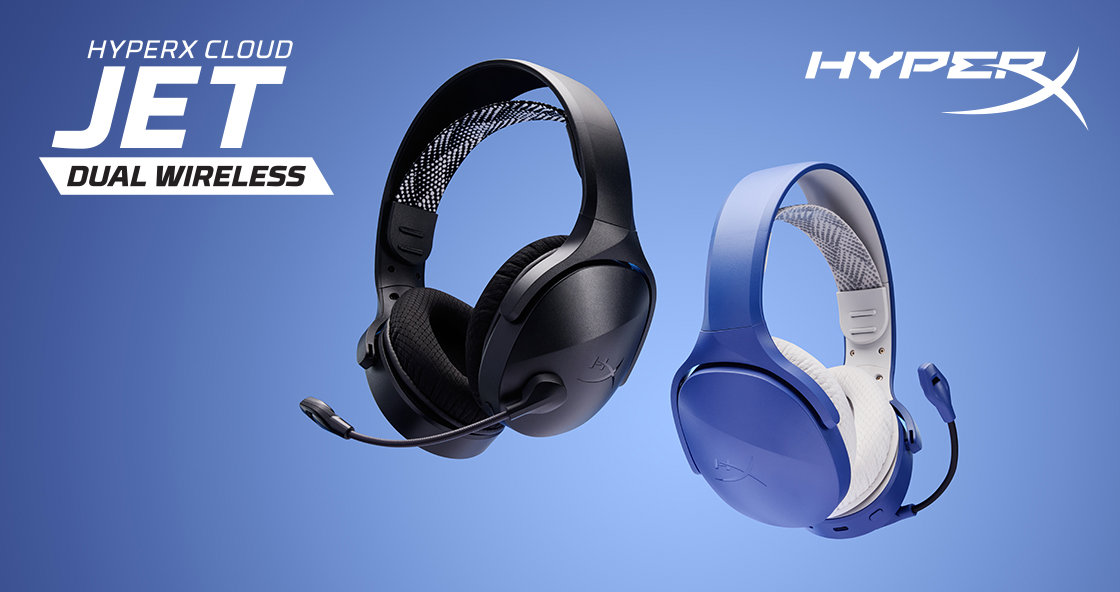 Herní sluchátka HyperX Cloud Jet Dual, Black