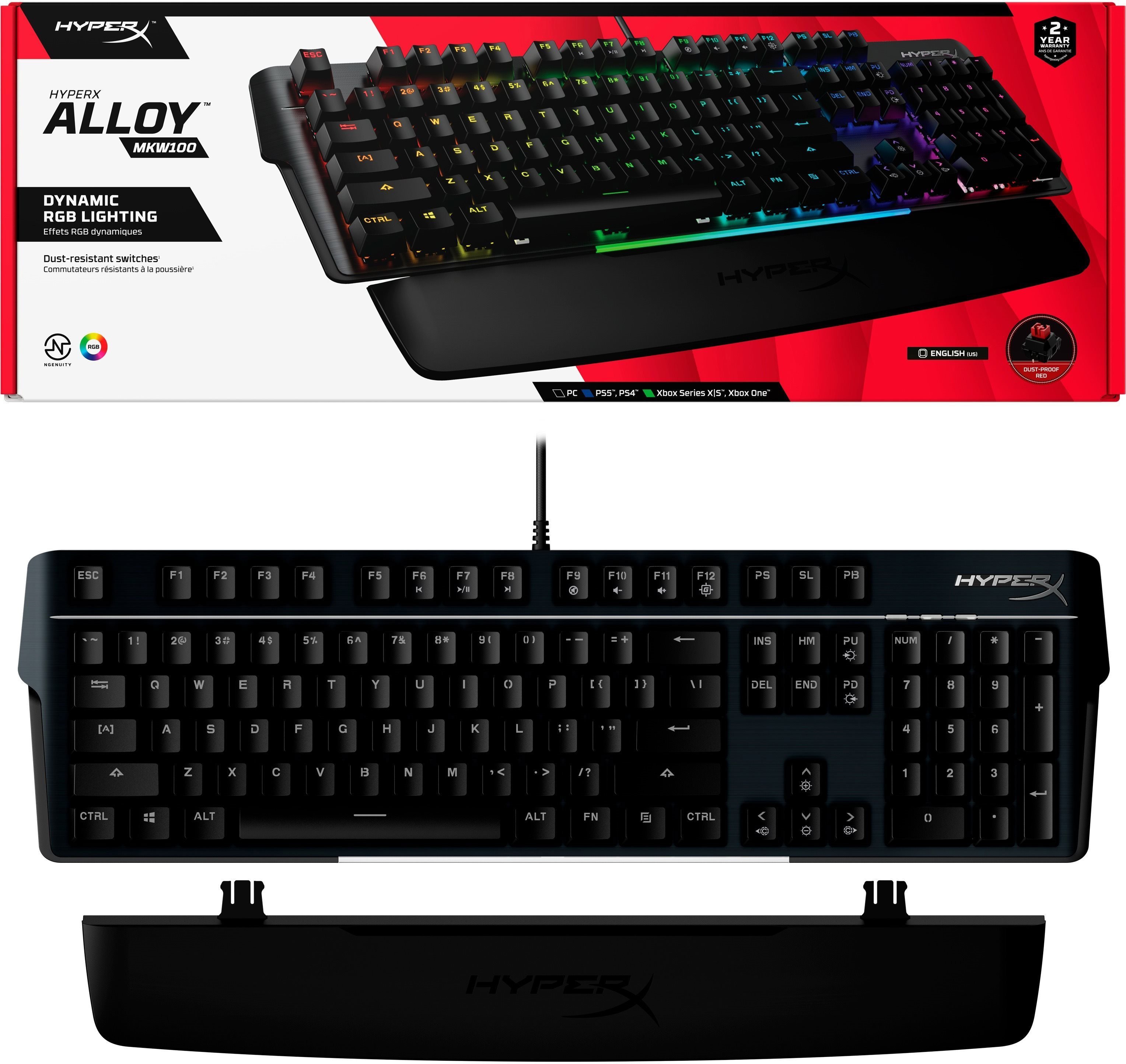 Herní klávesnice HyperX Alloy MKW100 - US