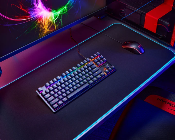 Herní klávesnice HyperX Alloy Origins Core PBT Red - US