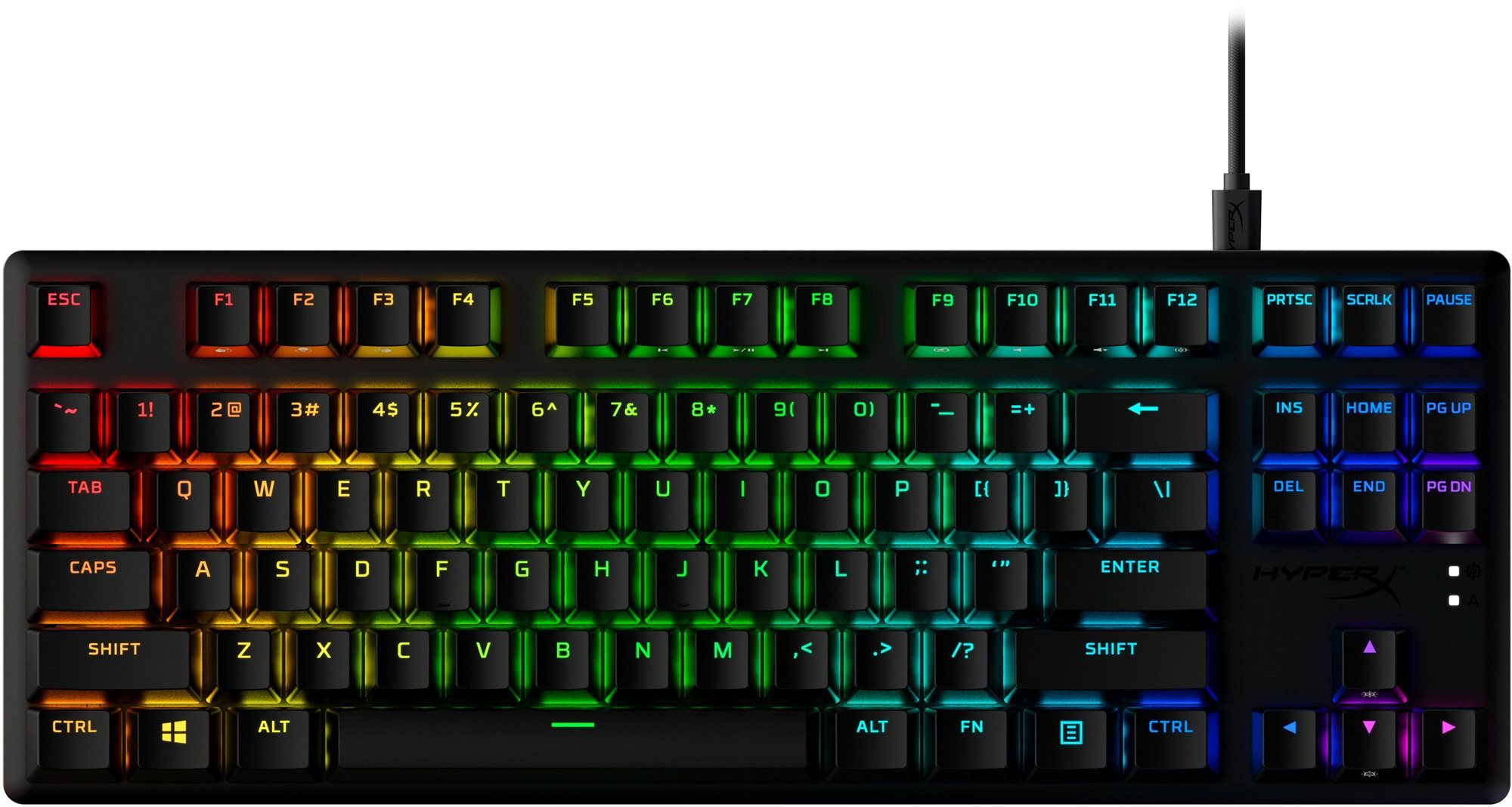 Herní klávesnice HyperX Alloy Origins Core PBT Red - US