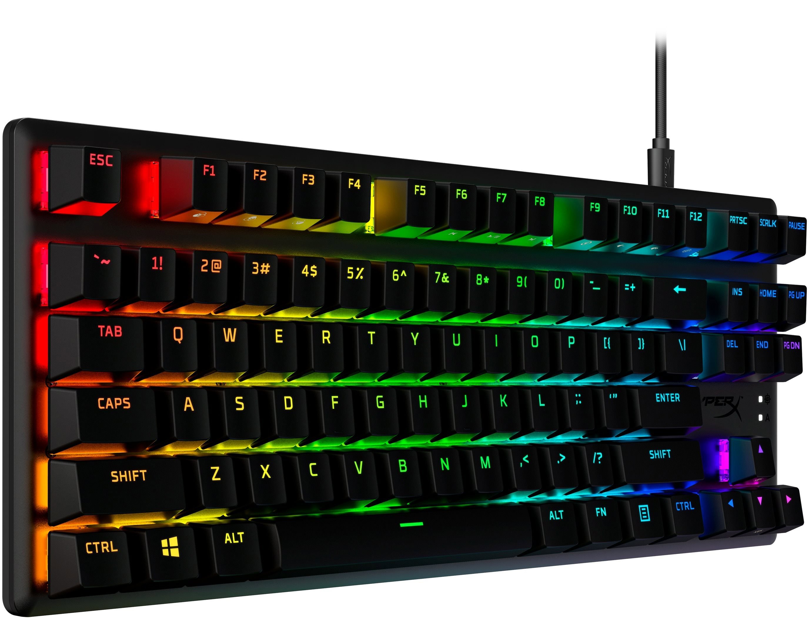 Herní klávesnice HyperX Alloy Origins Core PBT Red - US