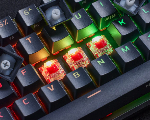 Herní klávesnice HyperX Alloy Origins 65 Red Mechanical Gaming Keyboard - US
