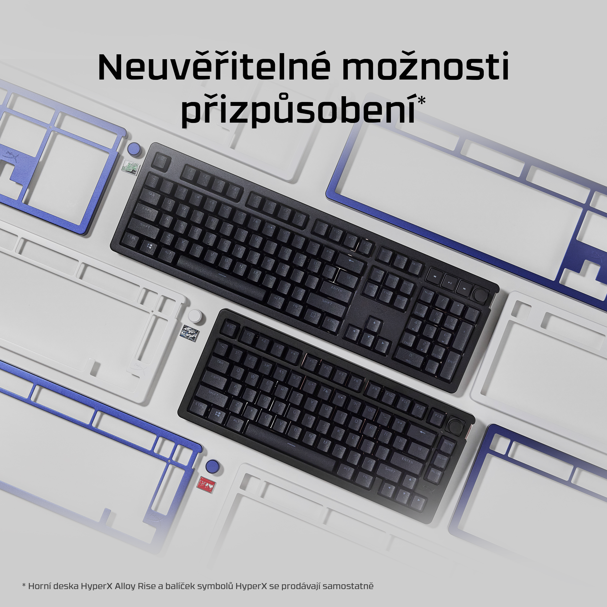 Herní klávesnice HyperX Alloy Rise 75 - US