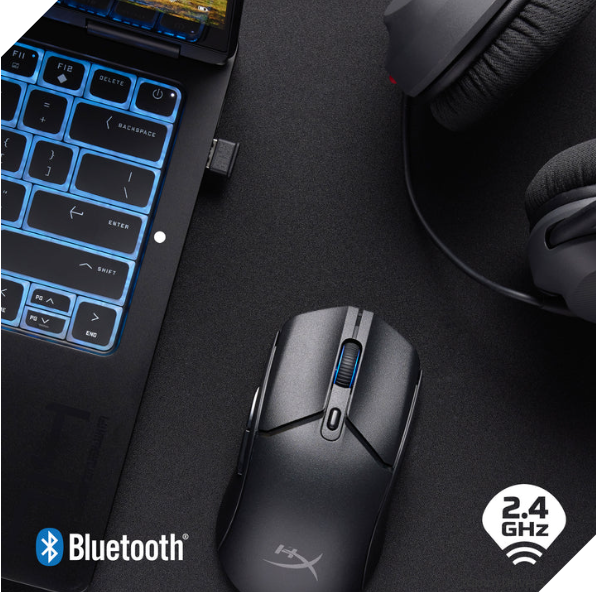 Herní myš HyperX Pulsefire Haste 2 Core Wireless, bílá