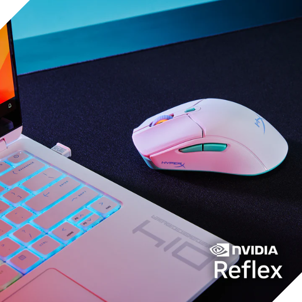 Herní myš HyperX Pulsefire Haste 2 Core Wireless, bílá