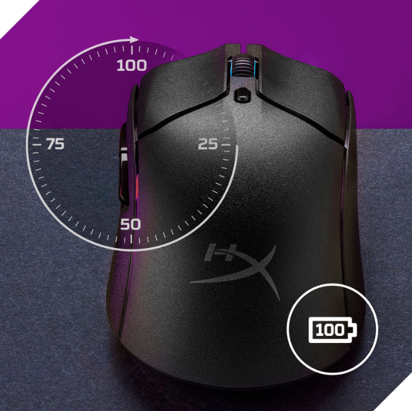Herní myš HyperX Pulsefire Haste 2 Wireless Gaming Mouse White