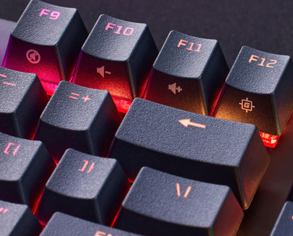 Herní klávesnice HyperX Alloy Origins PBT Red - US