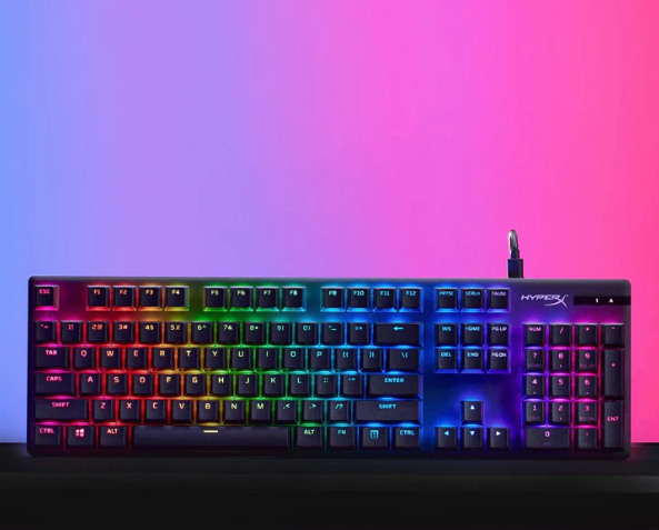 Herní klávesnice HyperX Alloy Origins PBT Red - US