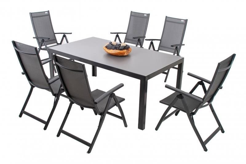 Garden furniture DOPPLER Garden furniture set LUNA ACTIVE grey 6 + 1