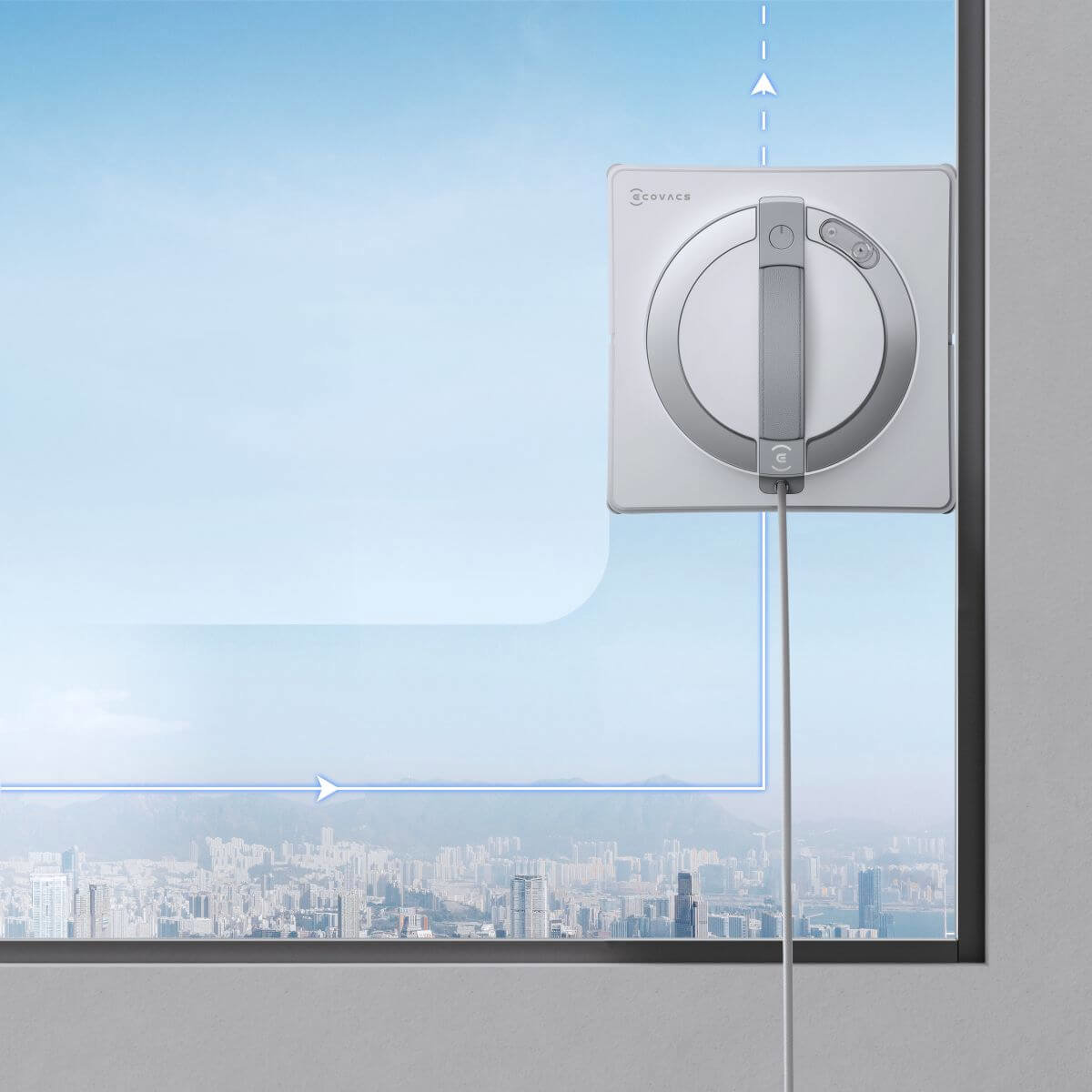 Robotic window cleaner ECOVACS WINBOT W2 PRO white