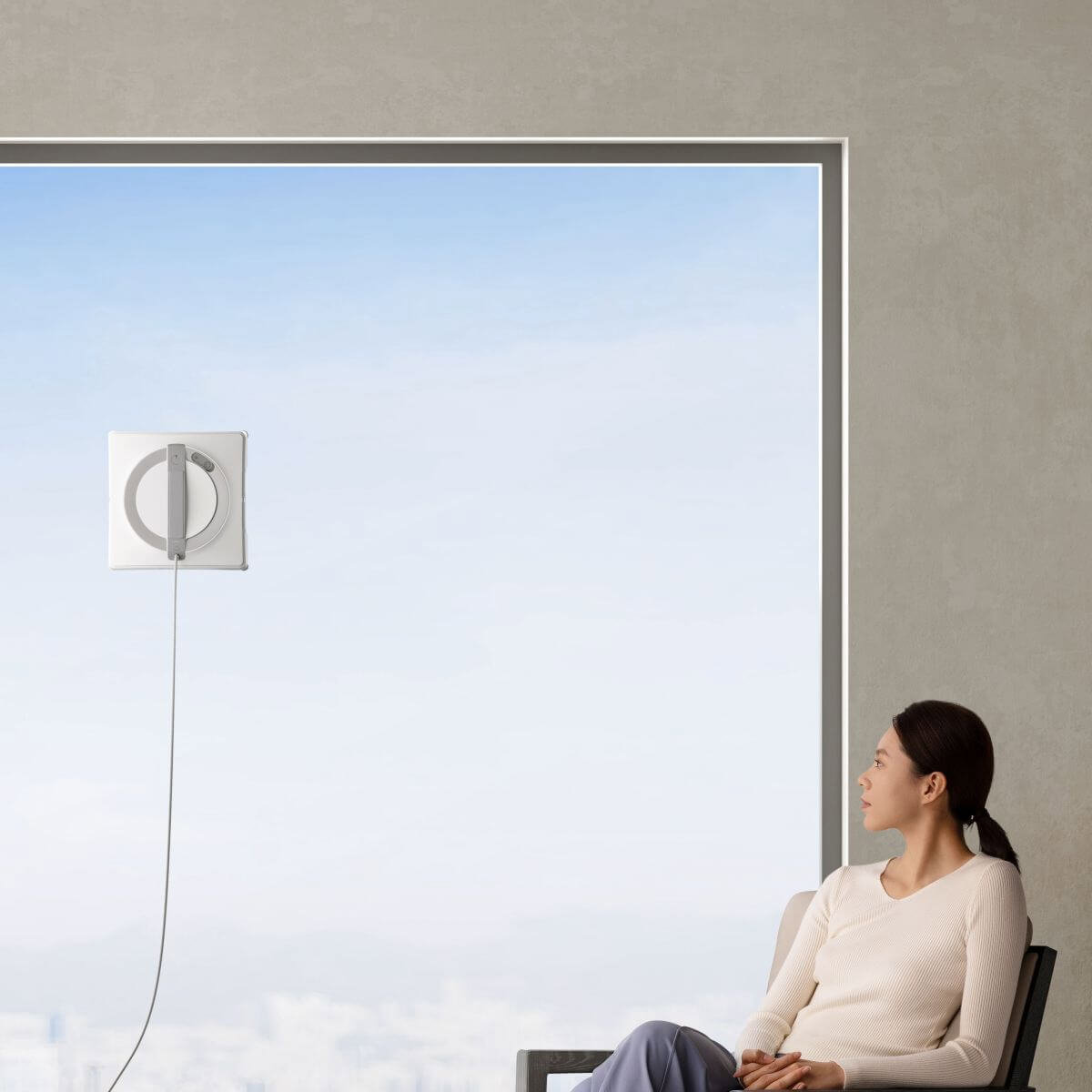 Robotic window cleaner ECOVACS WINBOT W2 PRO white