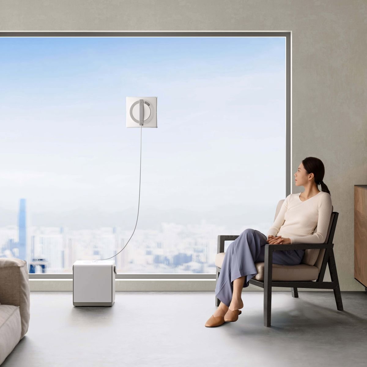Robot na okná ECOVACS Winbot W2 white