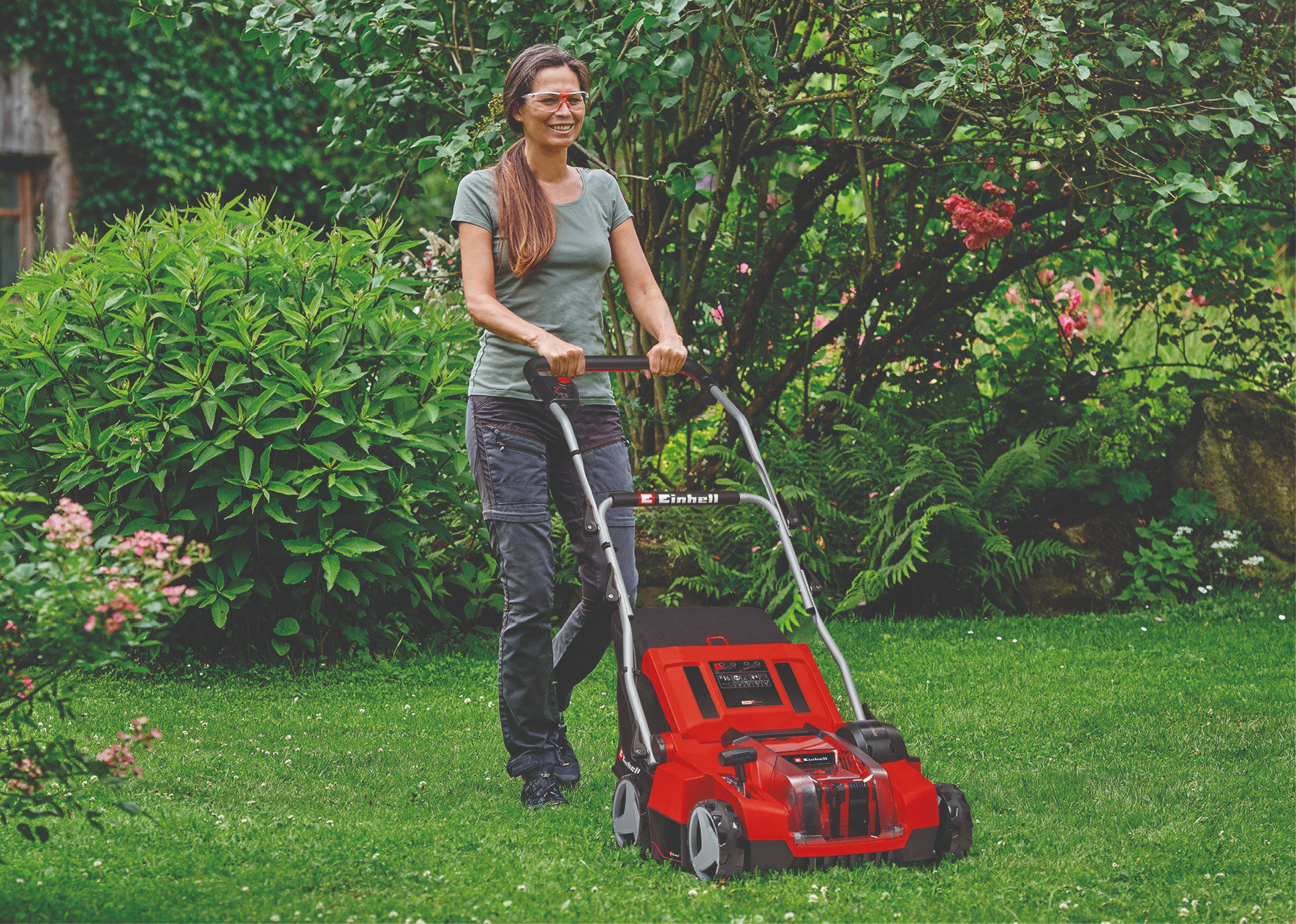 EINHELL Vertikutátor a provzdušňovač AKU GE-SA 36/35 Li-Solo (bez AKU)