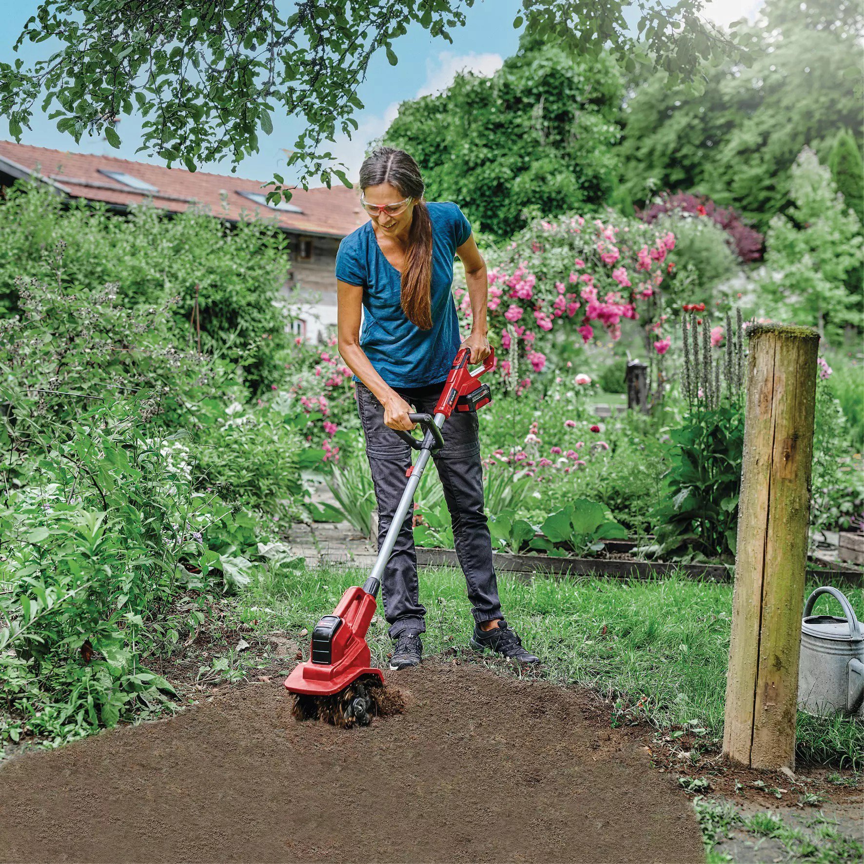 Einhell Aku kultivátor GE-CR 18/20 Li E - Solo