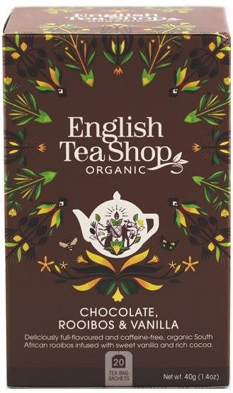 English Tea Shop Rooibos s vanilkou a čokoládou 20 ks