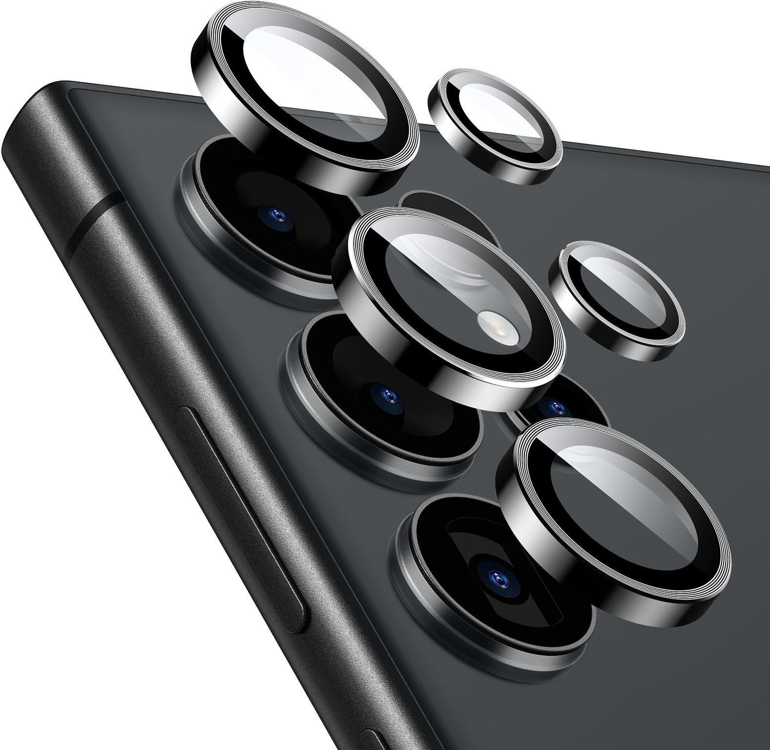 Ochranné sklo na objektiv ESR Armorite Camera Lens Protectors, Compatible with Galaxy S24 Ultra, Black