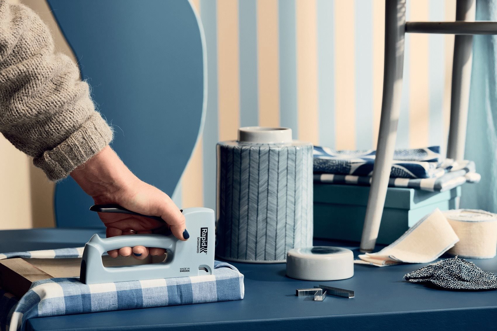 Elegant staple gun Rapid R53 Skärgard (blue)