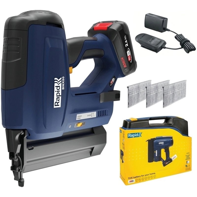 RAPID Cordless nailer BNX50 with case