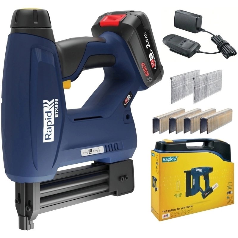 Cordless staple gun RAPID BTX606
