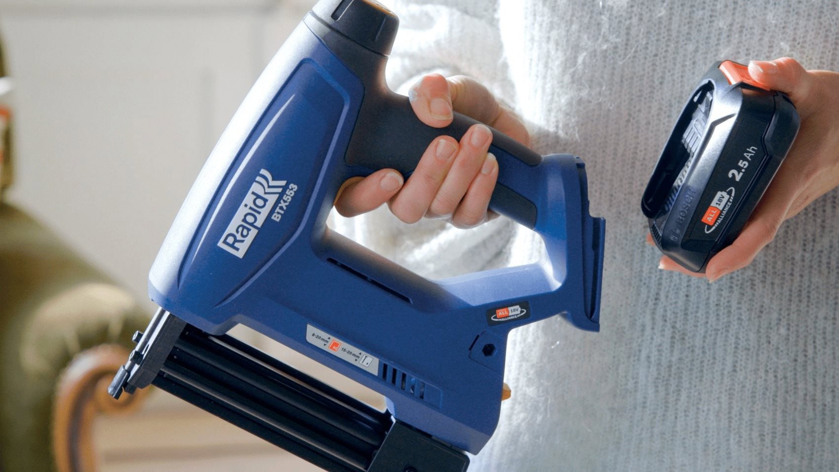 Flexible Cordless Stapler RAPID BTX553