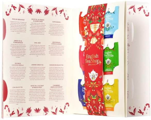English Tea Shop Advent kalendář Kniha Červená 24 sáčků Bio