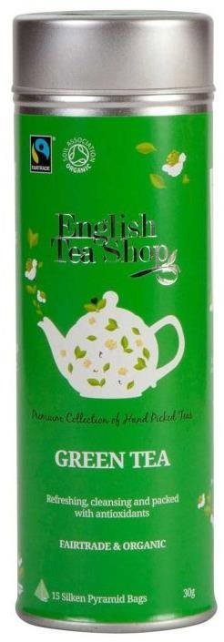 Čaj English Tea Shop Zelený čaj čistý v plechovce, bio