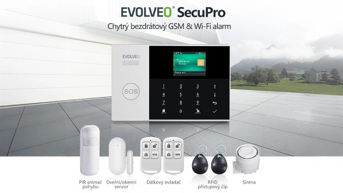 Zabezpečovací systém EVOLVEO SecuPro