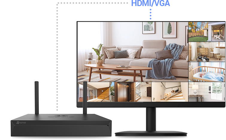 Sieťový rekordér EZVIZ X5S WiFi NVR (8-kanál)