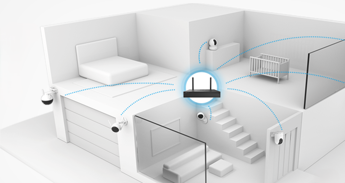 Sieťový rekordér EZVIZ X5S WiFi NVR (8-kanál)