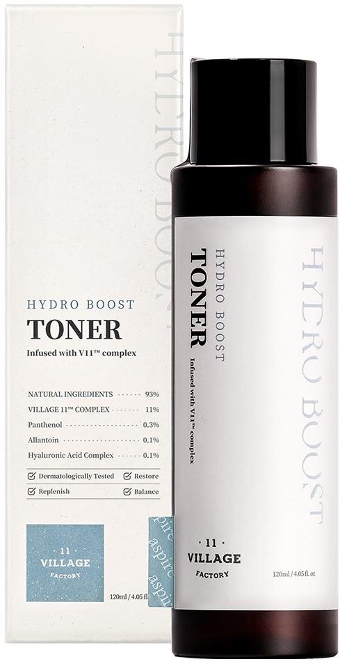 Pleťové tonikum Village 11 Factory Hydro Boost Toner s hyaluronem 120 ml