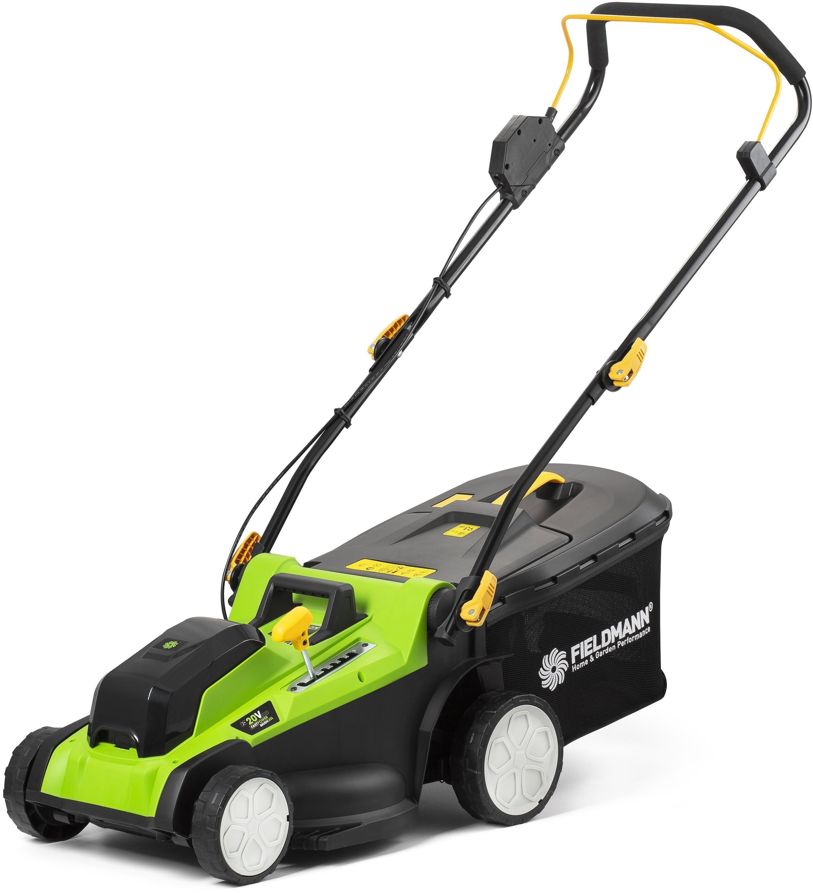 Aku sekačka FIELDMANN Rotační sekačka AKU FZR 70335-A 2x20V (2x2 Ah)