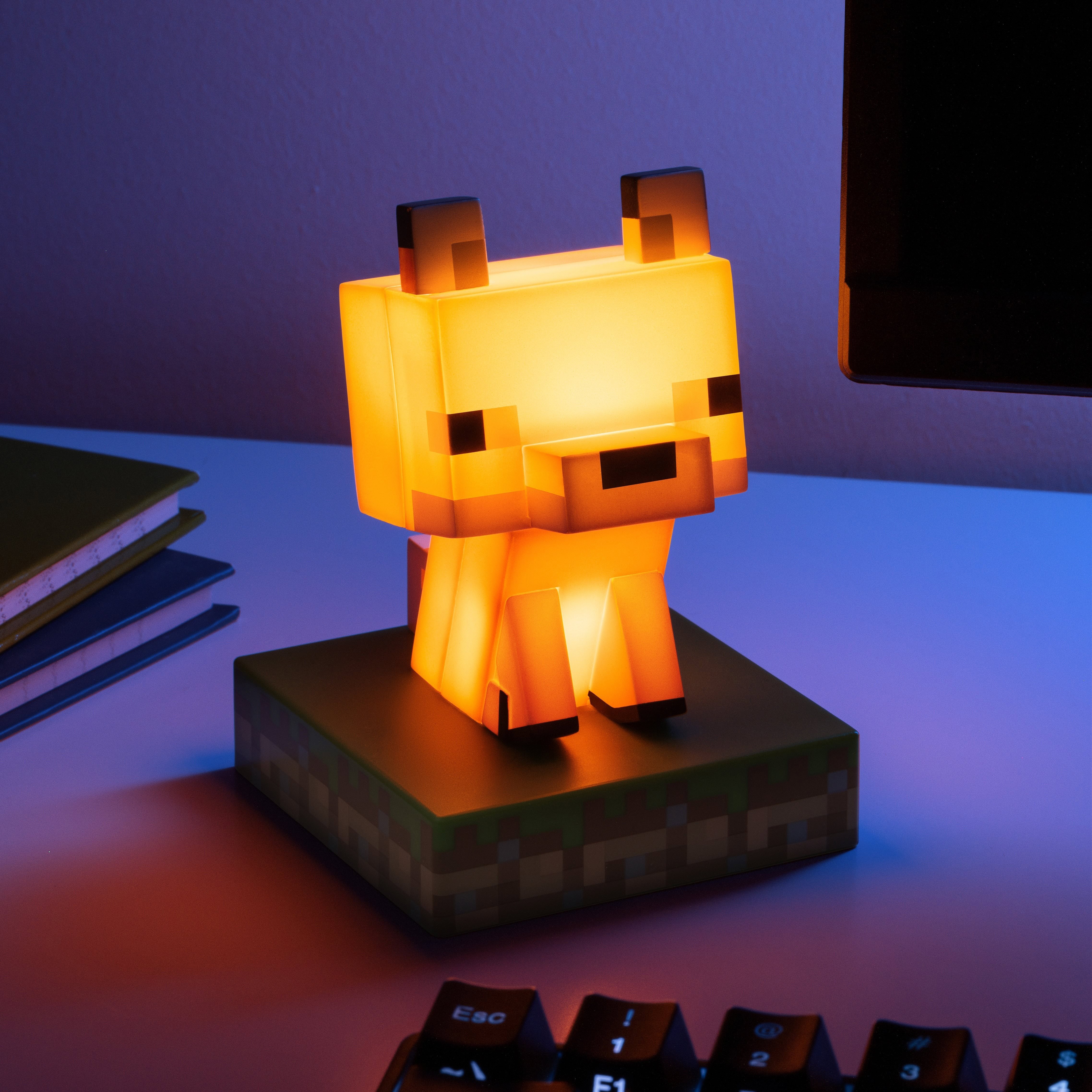 Figurka Minecraft - Fox Icon - lampa dekorativní