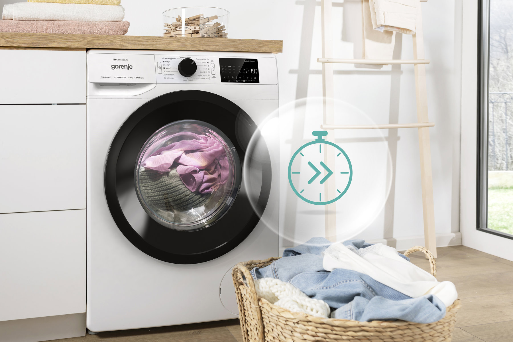 Práčka GORENJE WPNEI14A2SWIFI