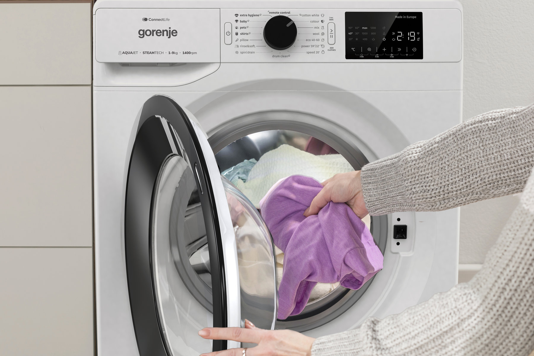 Práčka GORENJE WPNEI14A2SWIFI