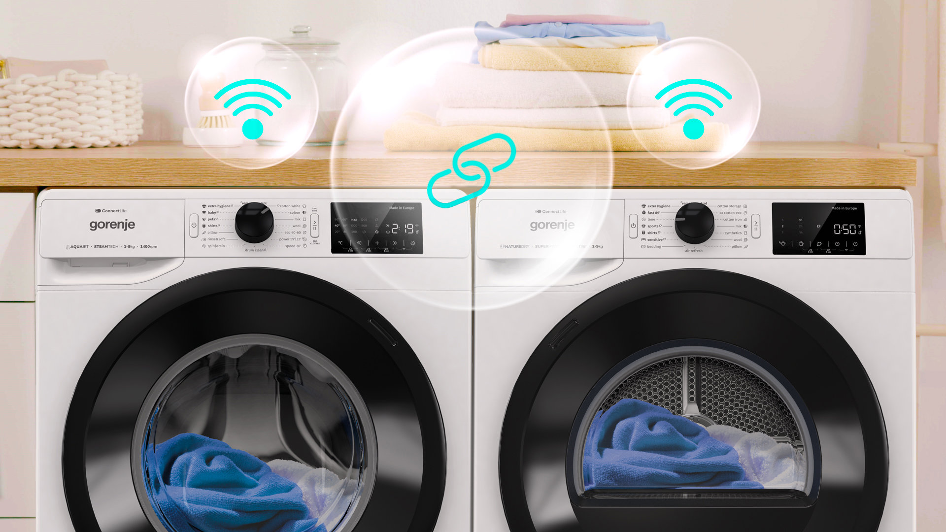 Práčka GORENJE WPNEI14A2SWIFI