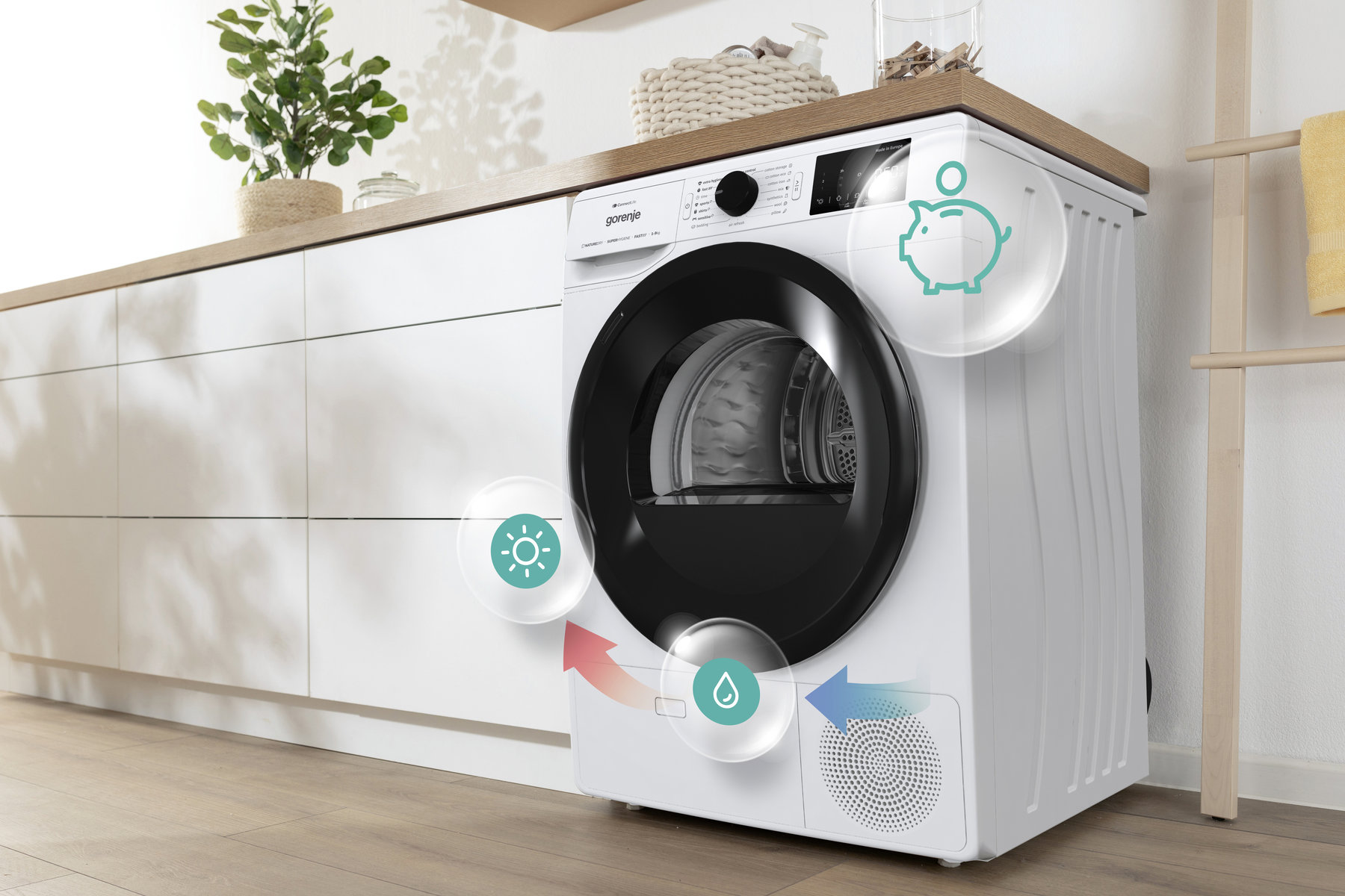 Sušička prádla GORENJE DPNE82/GNLWIFI