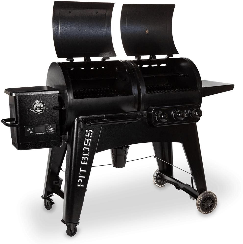 The pellets from the hopper are moved by an automatic screw feeder into the grill chamber, where they are ignited and lit by an electric lighter - For a gas grill, connect the gas cylinder according to the instructions (not included), and then just light the spark